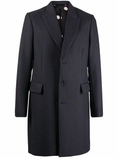 PAUL SMITH шерстяное пальто в клетку