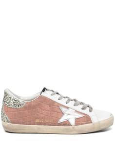 Golden Goose кеды Superstar с блестками