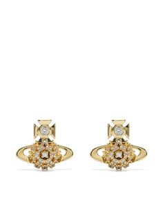 Vivienne Westwood серьги-гвоздики Donna с логотипом