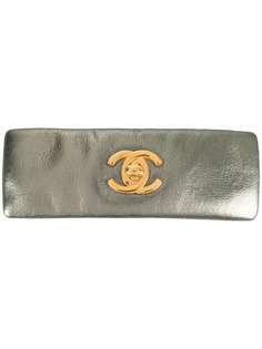 Chanel Pre-Owned заколка для волос с логотипом CC