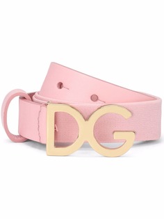 Dolce & Gabbana Kids ремень с пряжкой-логотипом