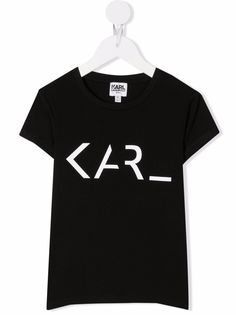 Karl Lagerfeld Kids футболка с логотипом
