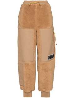 Stella McCartney спортивные брюки Kara из шерпы