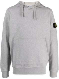 Stone Island худи с нашивкой-логотипом