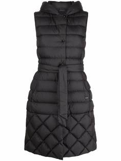 Woolrich стеганый пуховик без рукавов