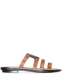 LOEWE Anangram strap flat sandals