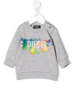 Diesel Kids толстовка с логотипом