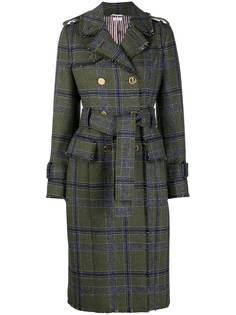 Thom Browne тренч в клетку