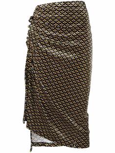 Paco Rabanne юбка-карандаш со сборками