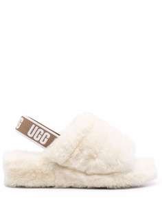 UGG сандалии Fluff Yeah с ремешком на пятке