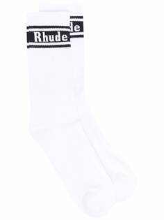 Rhude носки с логотипом