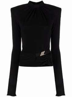 The Attico джемпер с пряжкой