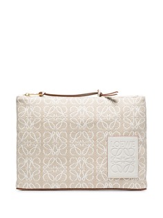 LOEWE жаккардовый клатч с узором Anagram