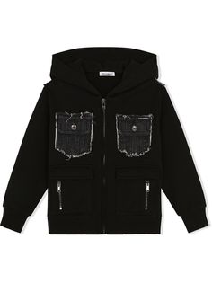 Dolce & Gabbana Kids худи со вставками