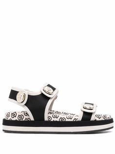 Salvatore Ferragamo сандалии с узором Gancio S