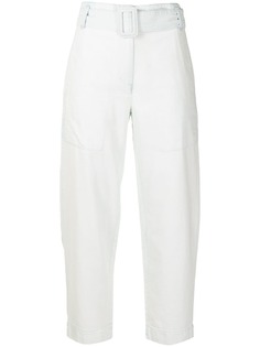 Proenza Schouler White Label укороченные джинсы с поясом