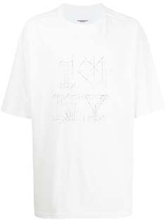 Takahiromiyashita The Soloist футболка оверсайз с графичным принтом