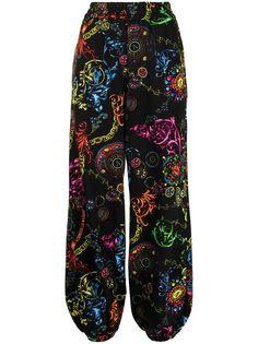 Versace Jeans Couture спортивные брюки с принтом Regalia Baroque