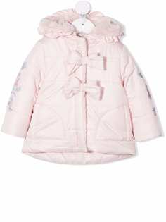 Lapin House пуховик с бантом