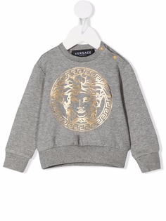Versace Kids толстовка с логотипом