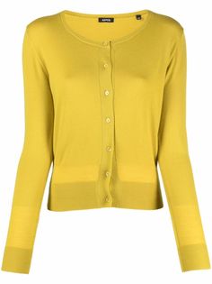 ASPESI шерстяной кардиган с круглым вырезом