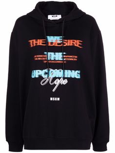 MSGM худи с графичным принтом