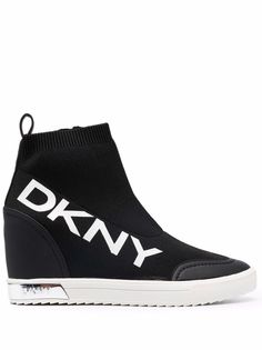 DKNY туфли-носки с логотипом