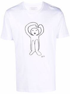Société Anonyme футболка из органического хлопка с логотипом