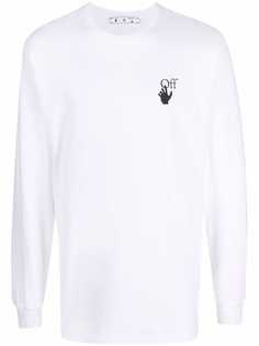 Off-White футболка с длинными рукавами и принтом Caravaggio
