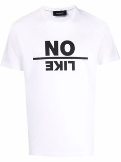 Dsquared2 футболка с надписью No Like