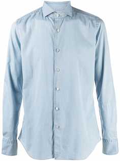 Xacus джинсовая рубашка на пуговицах