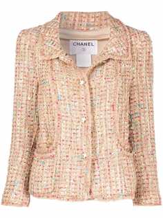 Chanel Pre-Owned твидовый пиджак 2004-го года