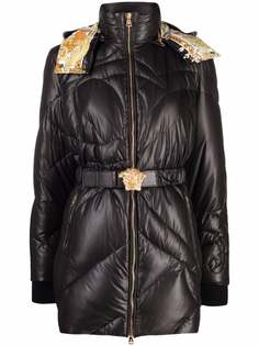 Versace пуховик с декором Medusa