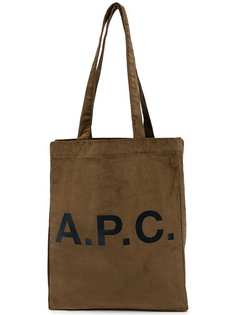 A.P.C. сумка-тоут с логотипом