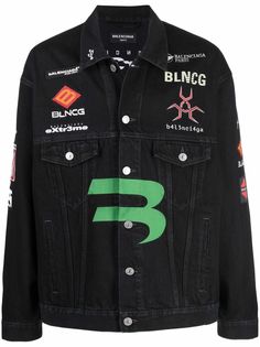 Balenciaga джинсовая куртка Gamer