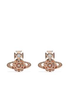 Vivienne Westwood серьги-гвоздики Donna с логотипом