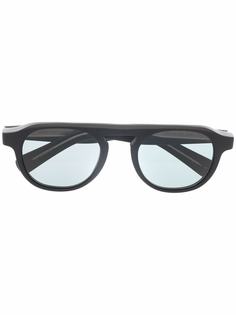 Garrett Leight солнцезащитные очки Harding X в круглой оправе