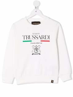 TRUSSARDI JUNIOR толстовка с логотипом