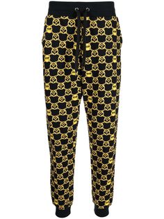 Moschino спортивные брюки Double Question Mark