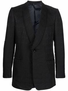 Pierre Cardin Pre-Owned однобортный жаккардовый пиджак 1960-х годов с узором