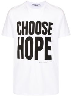 Katharine Hamnett London футболка с принтом Choose Hope