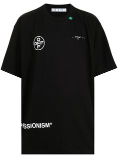 Off-White футболка с логотипом Arrows