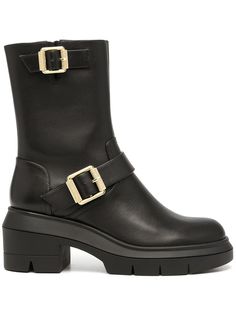 Stuart Weitzman ботинки Ryder с пряжками