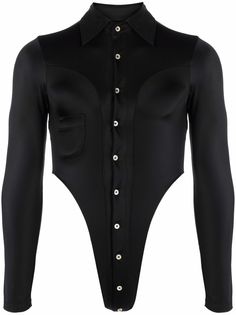 Ninamounah Bipeds cut-out long-sleeved blouse