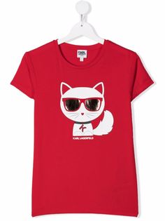 Karl Lagerfeld Kids футболка Choupette