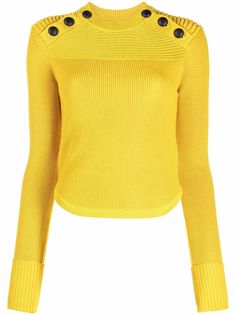 Isabel Marant джемпер в рубчик с круглым вырезом