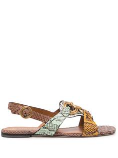 Tory Burch сандалии с металлическим декором