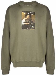 Off-White толстовка с принтом Caravaggio