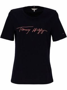 Tommy Hilfiger футболка с вышивкой