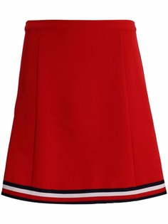 Tommy Hilfiger мини-юбка с отделкой в полоску